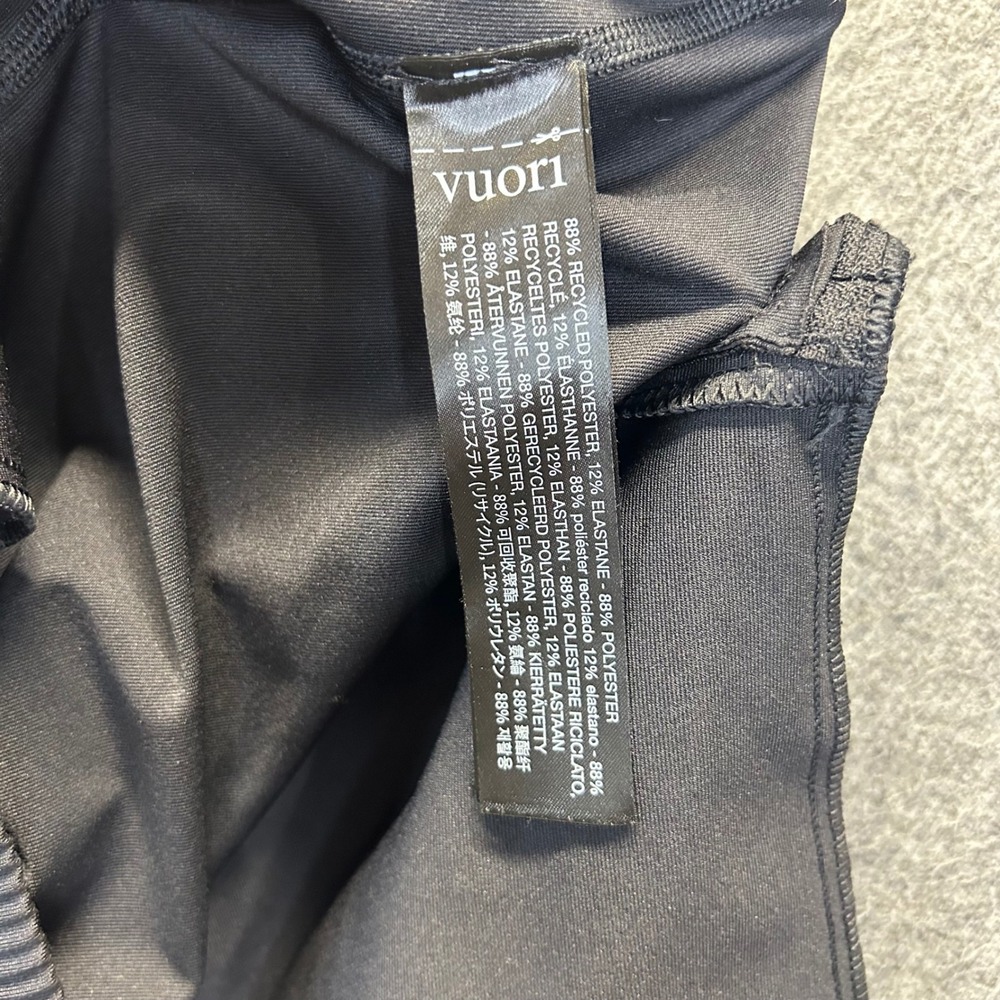 Vuori Sunday Performance Joggers Mens Large Black V416 Tapered Sweatpants Zip - Picture 4 of 8